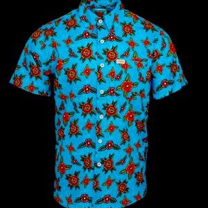 BNWT Dixxon Stay Gold Party Shirt